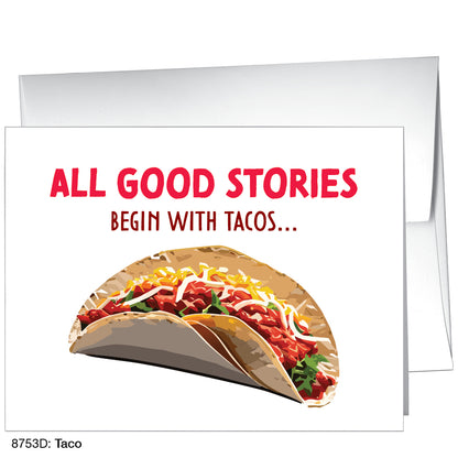 Taco, Greeting Card (8753D), A2, printedcanvas.com