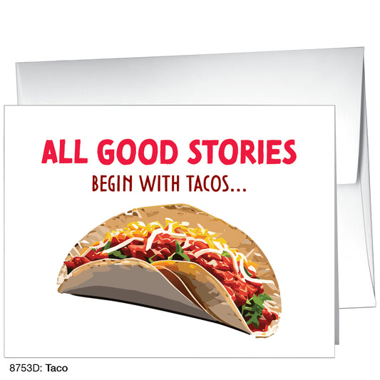 Taco, Greeting Card (8753D), A2, printedcanvas.com