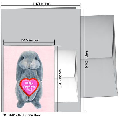 Bunny Boo, Greeting Card (8121N), Enclosure, printedcanvas.com