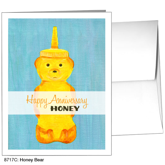 Honey Bear, Greeting Card (8717C), A2, printedcanvas.com