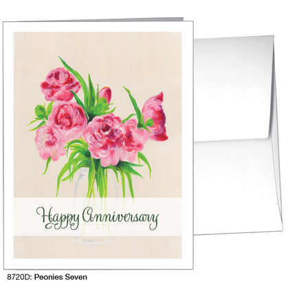 Peonies Seven, Greeting Card (8720D), A2, printedcanvas.com