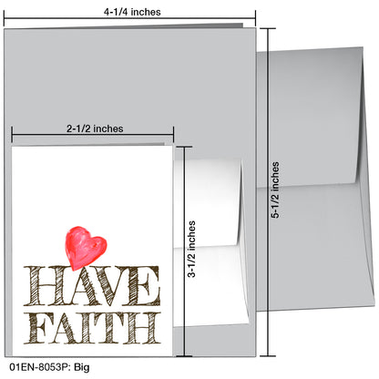 Big, Greeting Card (8053P), Enclosure, printedcanvas.com