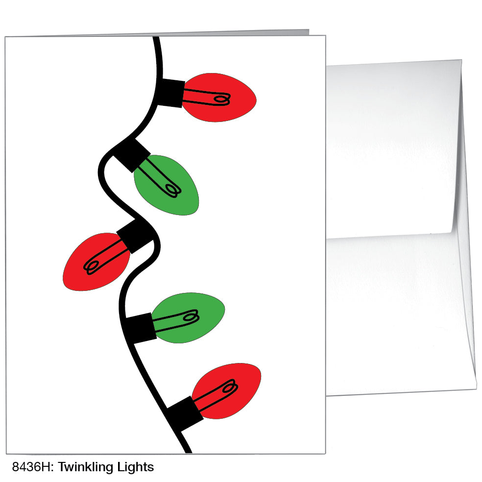 Twinkling Lights, Greeting Card (8436H), A2, printedcanvas.com
