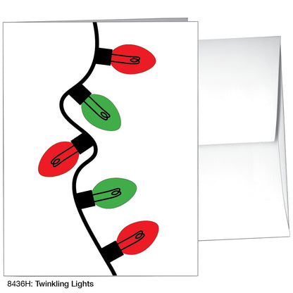 Twinkling Lights, Greeting Card (8436H), A2, printedcanvas.com
