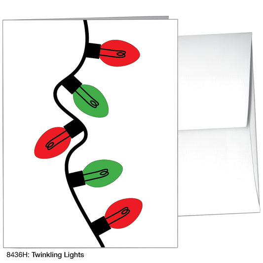 Twinkling Lights, Greeting Card (8436H), A2, printedcanvas.com