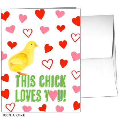 Chick, Greeting Card (8307HA), A2, printedcanvas.com