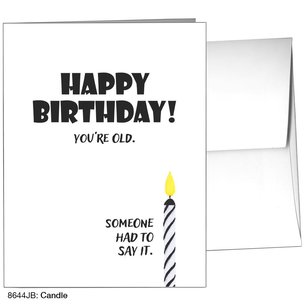 Candle, Greeting Card (8644JB), A2 Card, printedcanvas.com