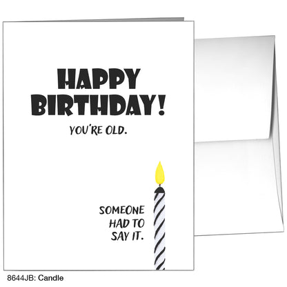 Candle, Greeting Card (8644JB), A2 Card, printedcanvas.com
