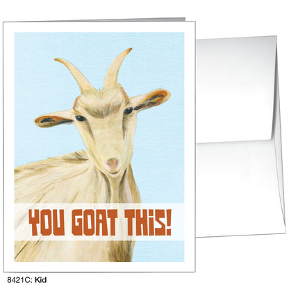 Kid, Greeting Card (8421C), A2, printedcanvas.com