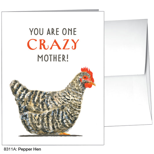 Pepper Hen, Greeting Card (8311A), A2, printedcanvas.com