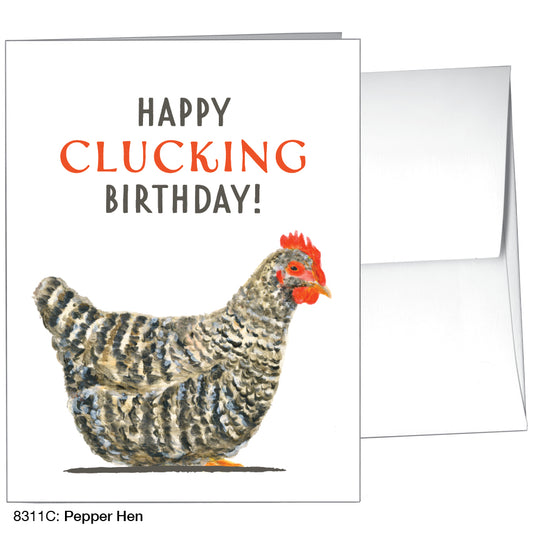 Pepper Hen, Greeting Card (8311C), A2 Card, www.printedcanvas.com