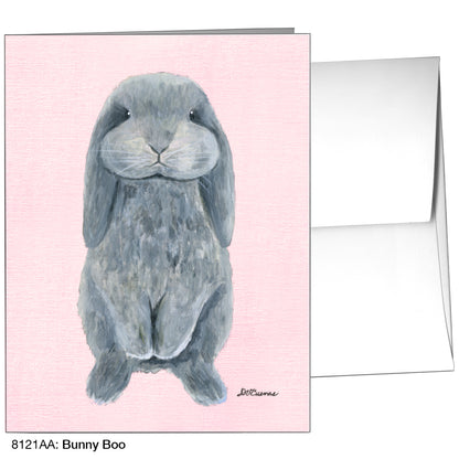 Bunny Boo, Greeting Card (8121AA), A2 Card Front, www.printedcanvas.com