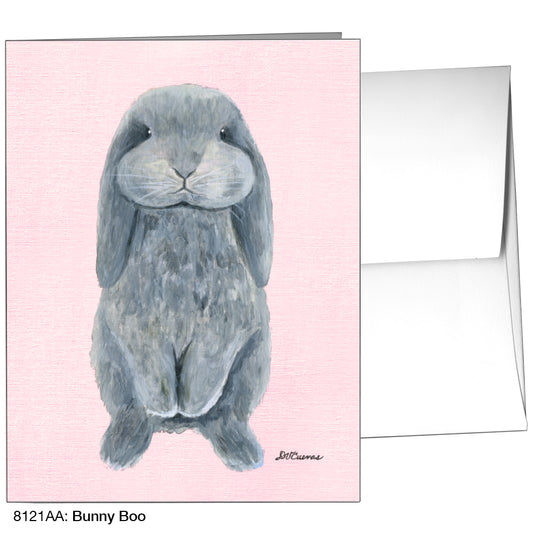 Bunny Boo, Greeting Card (8121AA), A2, printedcanvas.com