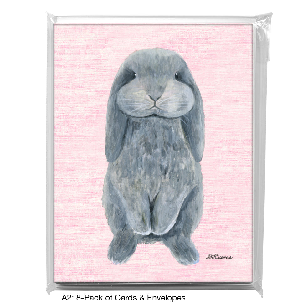 Bunny Boo, Greeting Card (8121AA), A2 Card 8-Pack, www.printedcanvas.com