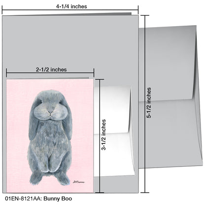 Bunny Boo, Greeting Card (8121AA), Enclosure Card, www.printedcanvas.com