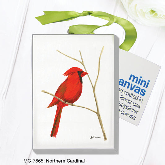 Northern Cardinal, Mini Canvas (MC-7865F), Front, printedcanvas.com
