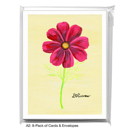 Cosmos, Greeting Card (7298A), A2 Card 8-Pack, www.printedcanvas.com