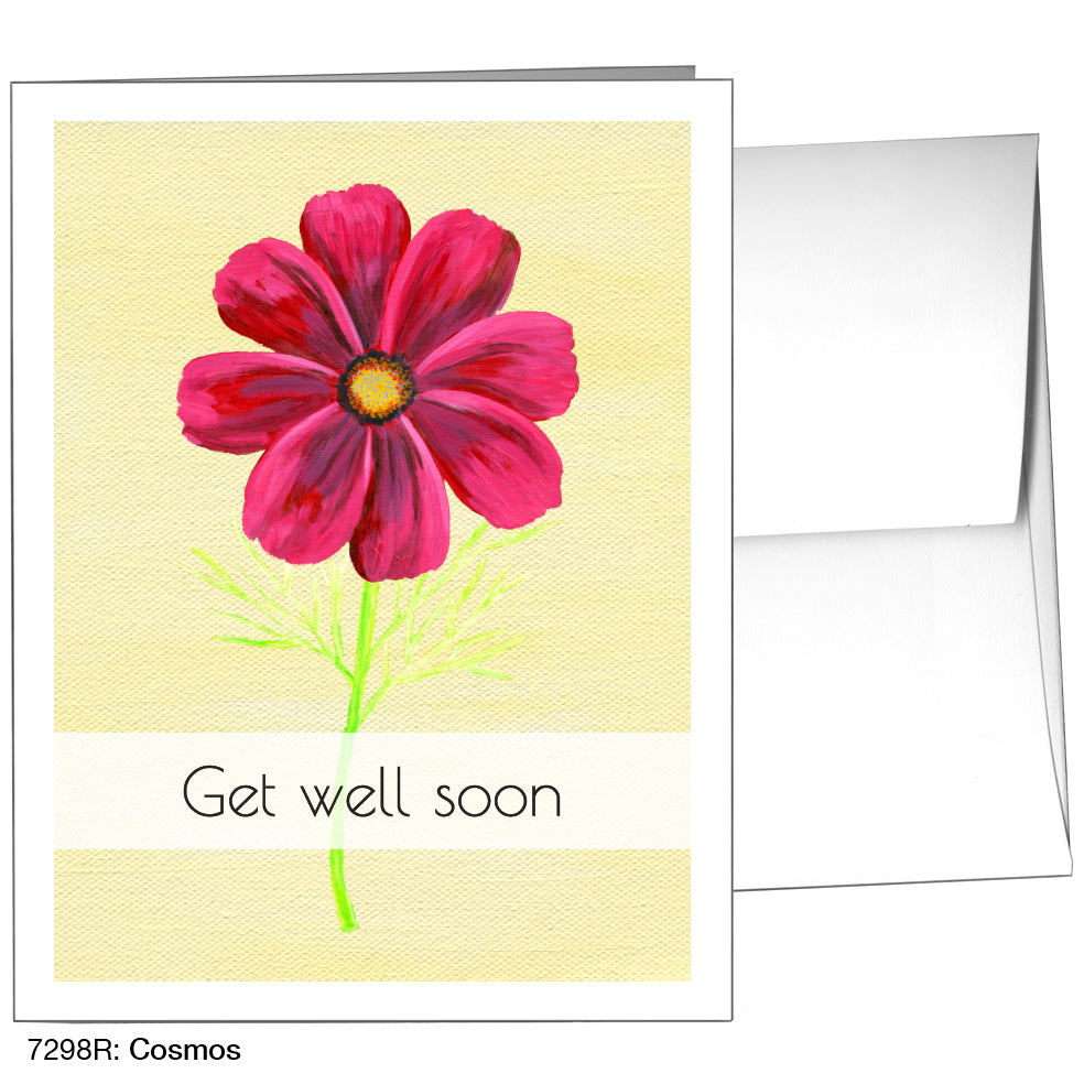Cosmos, Greeting Card (7298R), A2 Card Front, www.printedcanvas.com