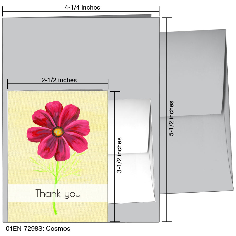 Cosmos, Greeting Card (7298S), Enclosure, printedcanvas.com