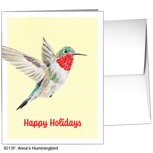 Anna's Hummingbird, Greeting Card (8213F), A2, printedcanvas.com