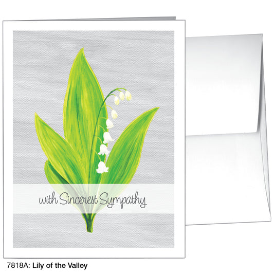 Lily of the Valley, Greeting Card (7818A), A2 Card Front, www.printedcanvas.com