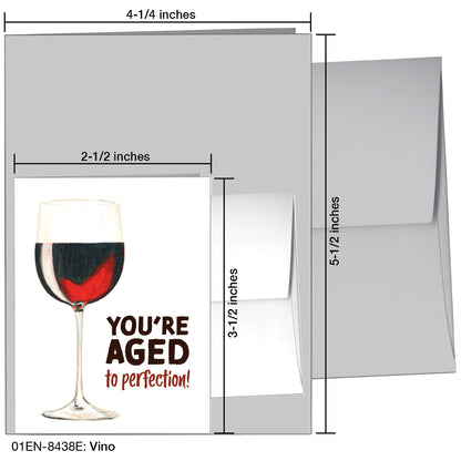 Vino, Greeting Card (8438E), Enclosure, printedcanvas.com