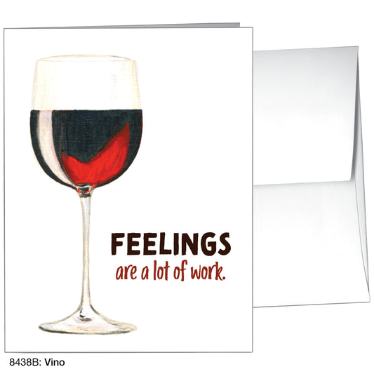 Vino, Greeting Card (8438B), A2 Card Front, www.printedcanvas.com