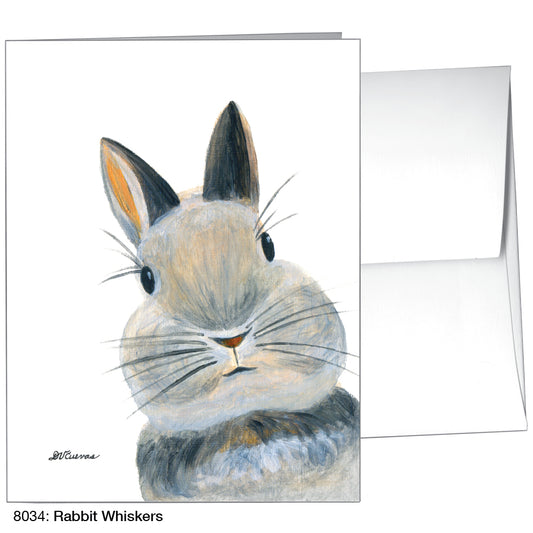 Rabbit Whiskers, Greeting Card (8034B), A2 Card Front, www.printedcanvas.com