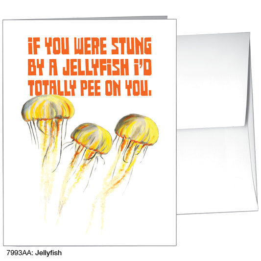 Jellyfish, Greeting Card (7993AA), A2 Card Front, www.printedcanvas.com
