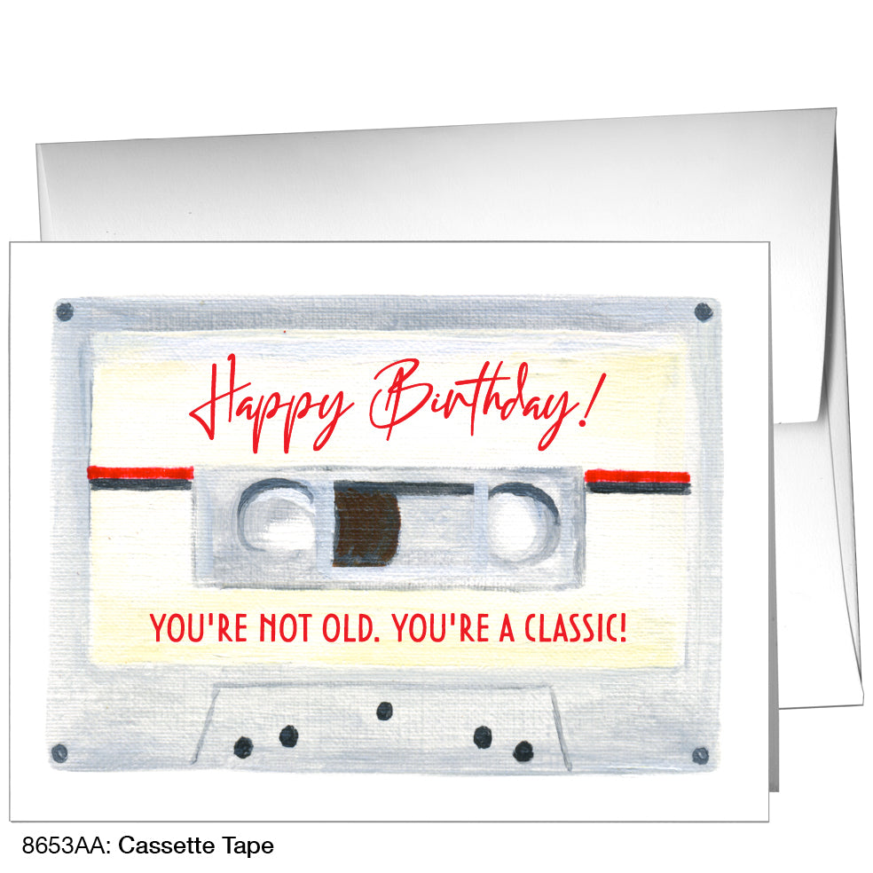 Cassette Tape, Greeting Card (8653AA), A2 Card, www.printedcanvas.com