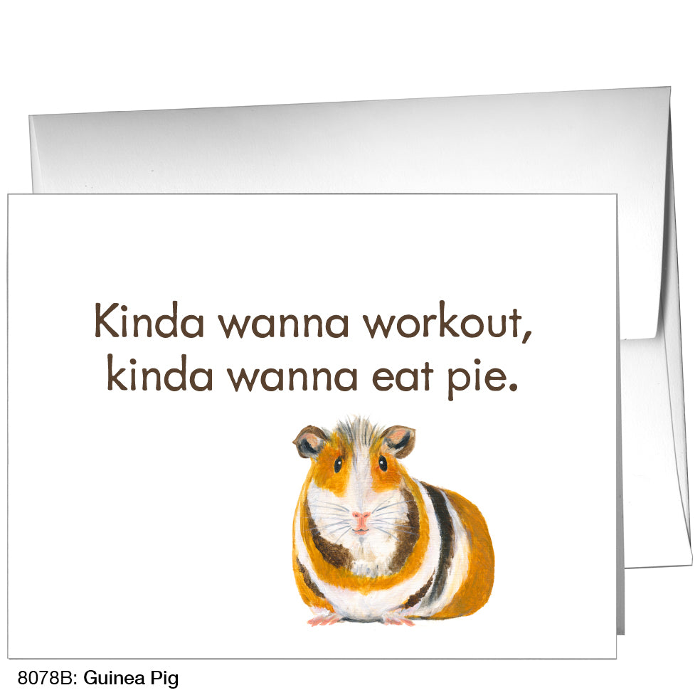 Guinea Pig, Greeting Card (8078B), A2 Card Front, www.printedcanvas.com