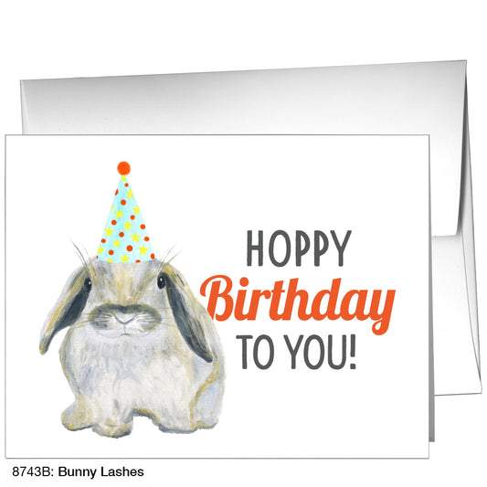 Bunny Lashes, Greeting Card (8743B), A2, printedcanvas.com