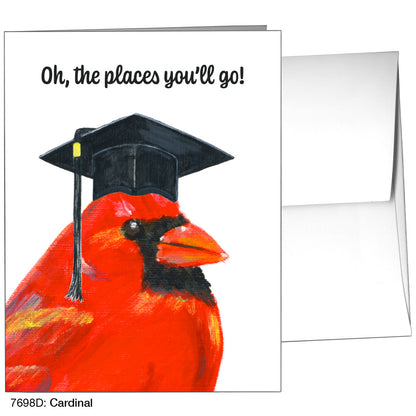 Cardinal, Greeting Card (7698D), A2 Card, printedcanvas.com
