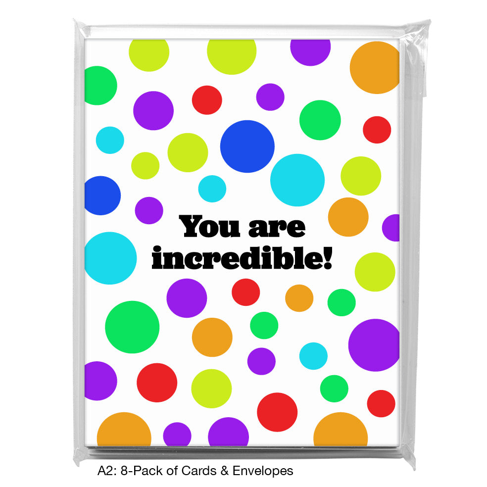Dots, Greeting Card (7987K), A2 8-Pack, printedcanvas.com