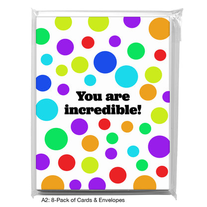 Dots, Greeting Card (7987K), A2 8-Pack, printedcanvas.com
