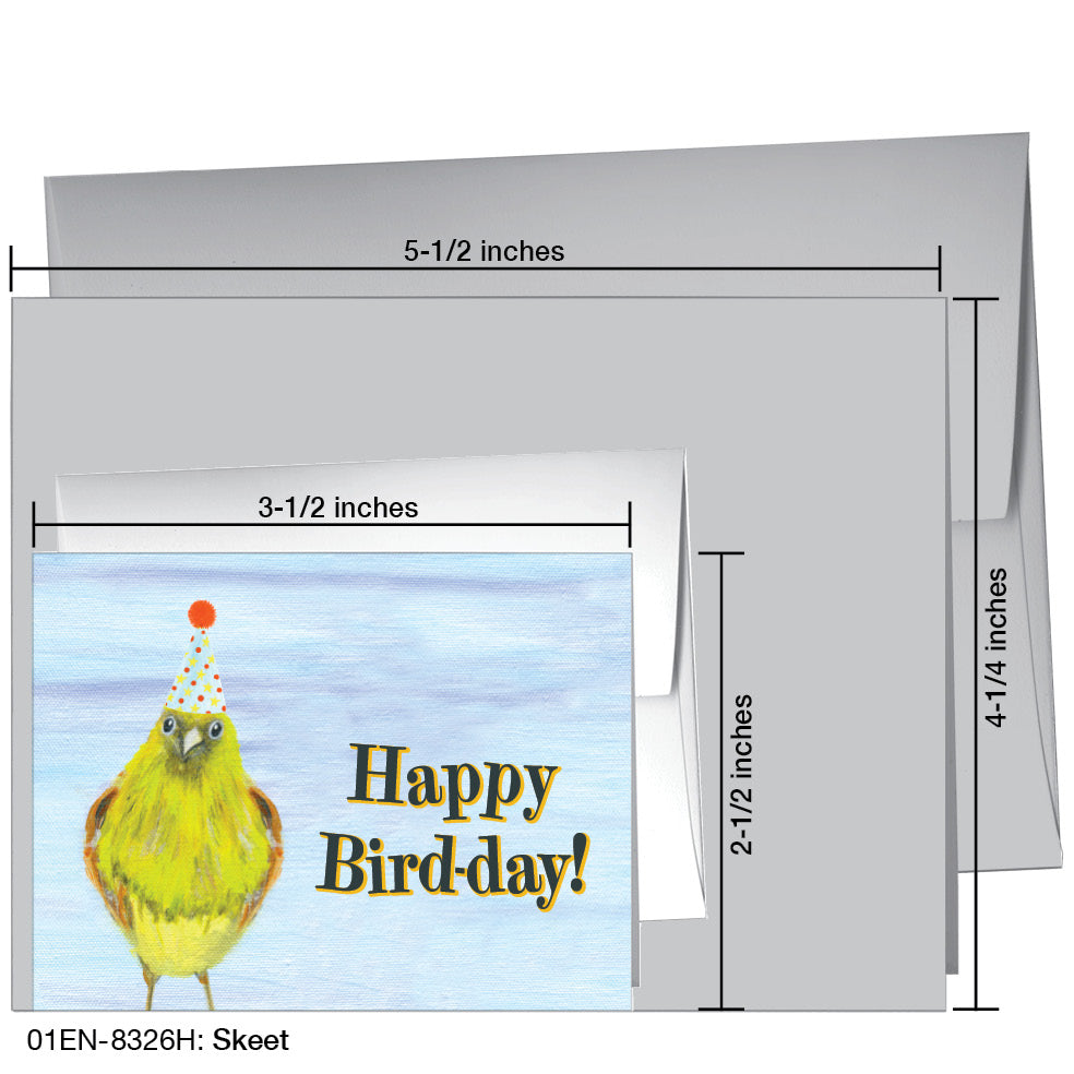 Skeet, Greeting Card (8326H), Enclosure Card, printedcanvas.com