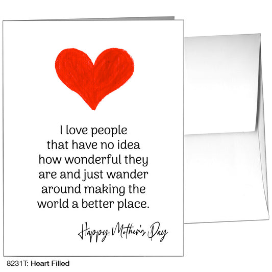 Heart Filled, Greeting Card (8231T), A2, printedcanvas.com