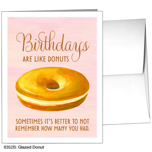 Glazed Donut, Greeting Card (8352B), A2, printedcanvas.com