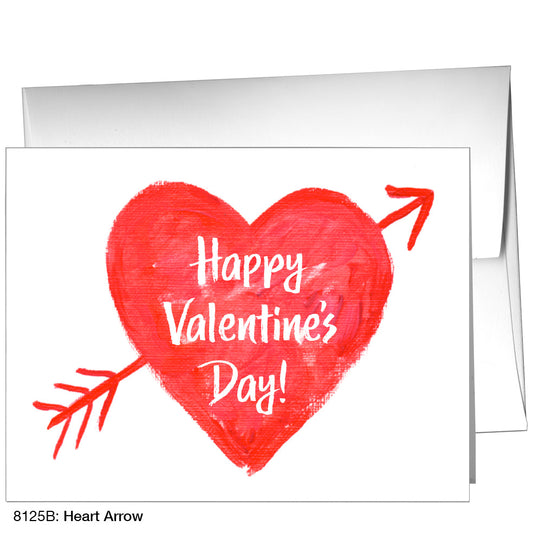 Heart Arrow, Greeting Card (8125B), A2, printedcanvas.com