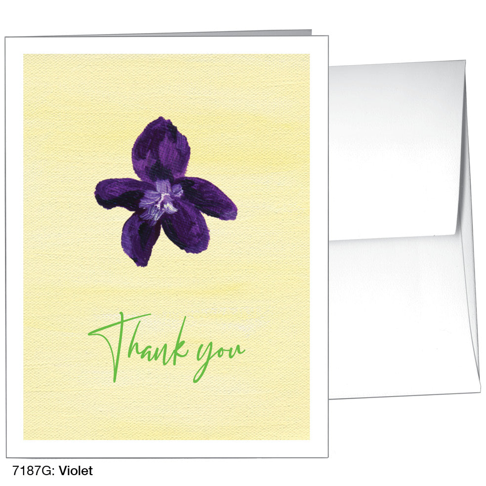 Violet, Greeting Card (7187G), A2, printedcanvas.com