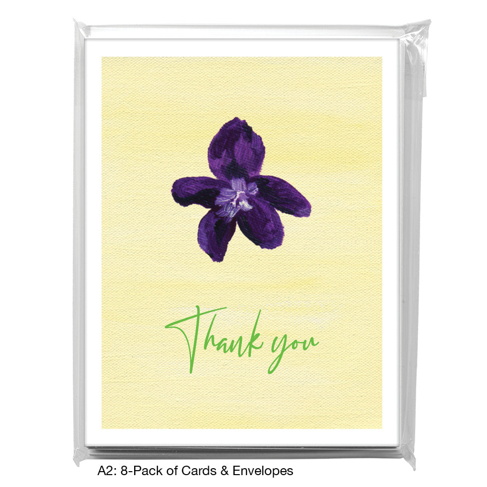 Violet, Greeting Card (7187G), A2 8-Pack, printedcanvas.com