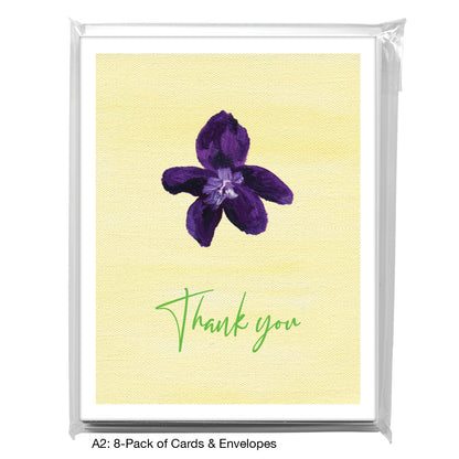 Violet, Greeting Card (7187G), A2 8-Pack, printedcanvas.com