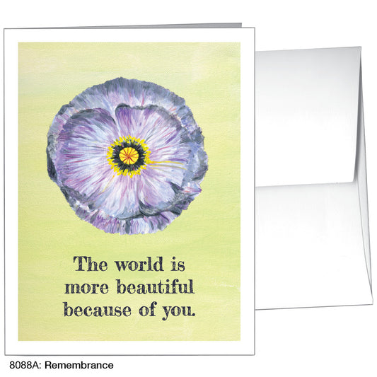 Remembrance, Greeting Card (8088A), A2 Card Front, www.printedcanvas.com