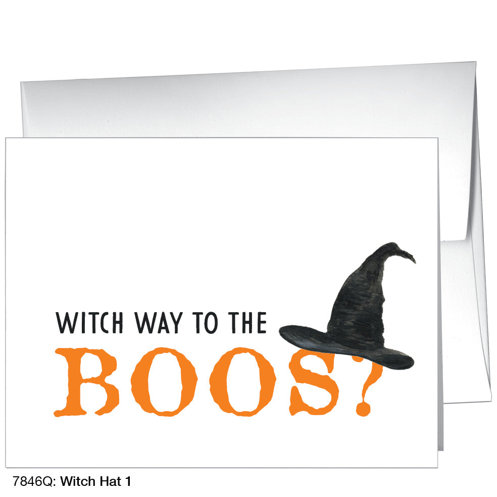 Witch Hat 1, Greeting Card (7846Q), A2, printedcanvas.com