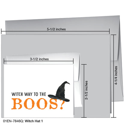 Witch Hat 1, Greeting Card (7846Q), Enclosure, printedcanvas.com