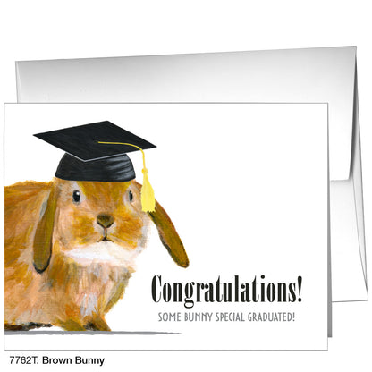 Brown Bunny, Greeting Card (7762T), A2 Card, printedcanvas.com