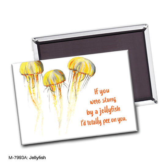 Jellyfish, Magnet (M-7993A), Front, printedcanvas.com