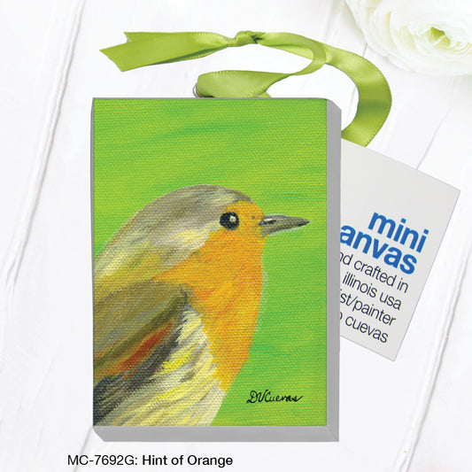 Hint of Orange, Mini Canvas (MC-7692G), Front, printedcanvas.com