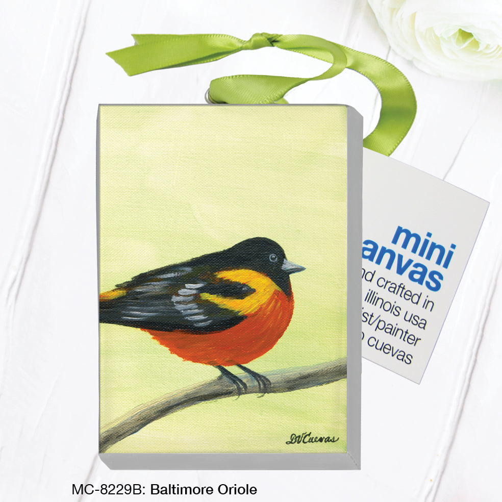 Baltimore Oriole, Mini Canvas (MC-8229B), Front, printedcanvas.com