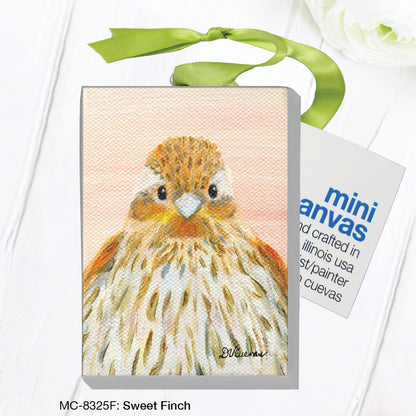 Sweet Finch, Mini Canvas (MC-8325F), Front, printedcanvas.com
